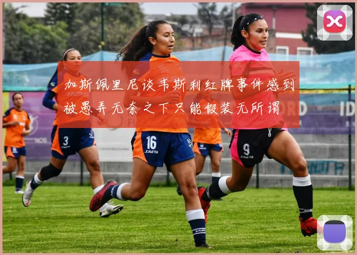 加斯佩里尼谈韦斯利红牌事件感到被愚弄无奈之下只能假装无所谓