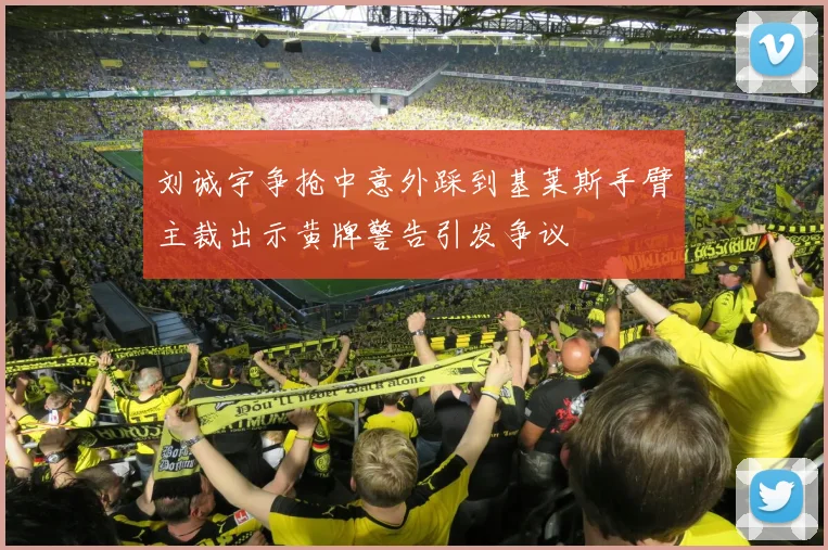 刘诚宇争抢中意外踩到基莱斯手臂主裁出示黄牌警告引发争议
